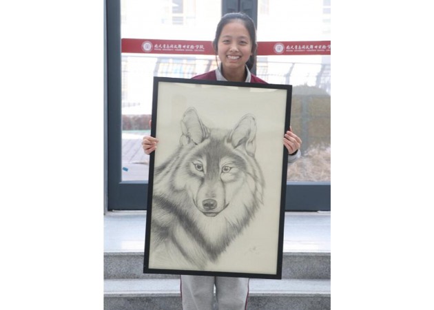 初中部学生绘画作品